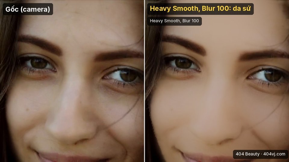 Heavy Smooth, Blur 100: da sứ