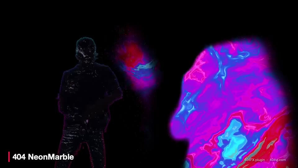 404 NeonMarble