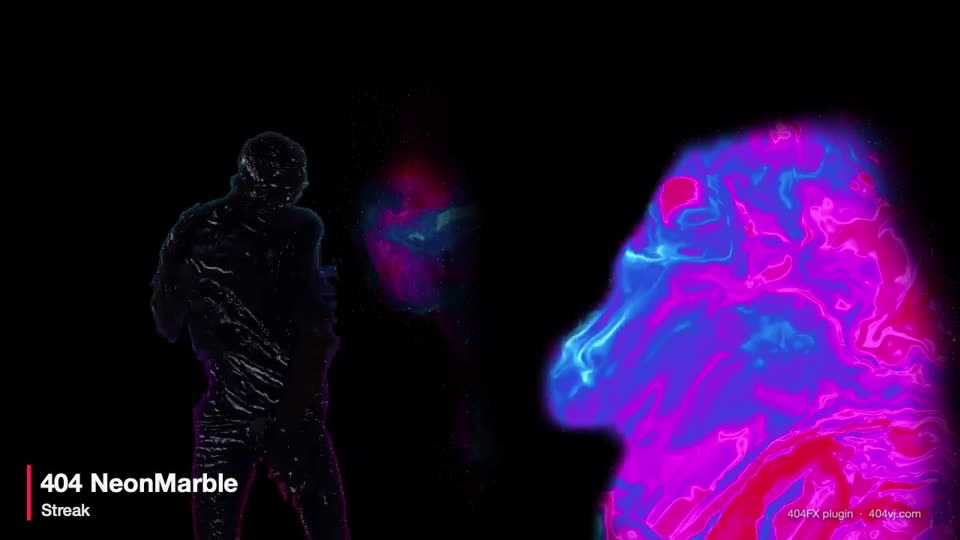 404 NeonMarble