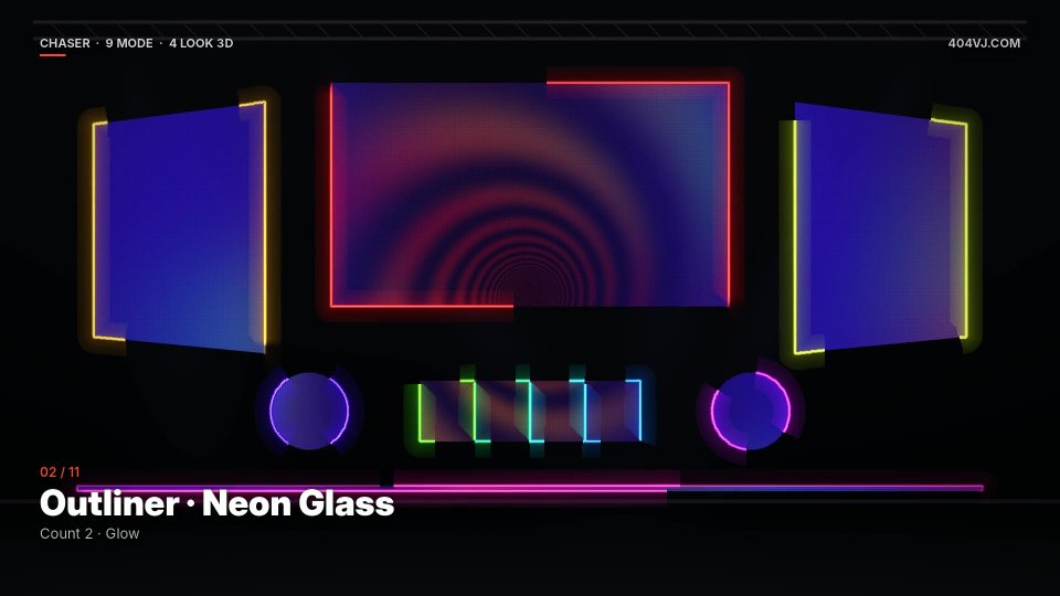Outliner · Neon Glass