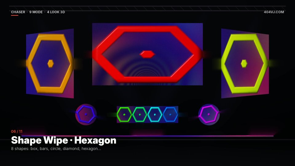 Shape Wipe · Hexagon