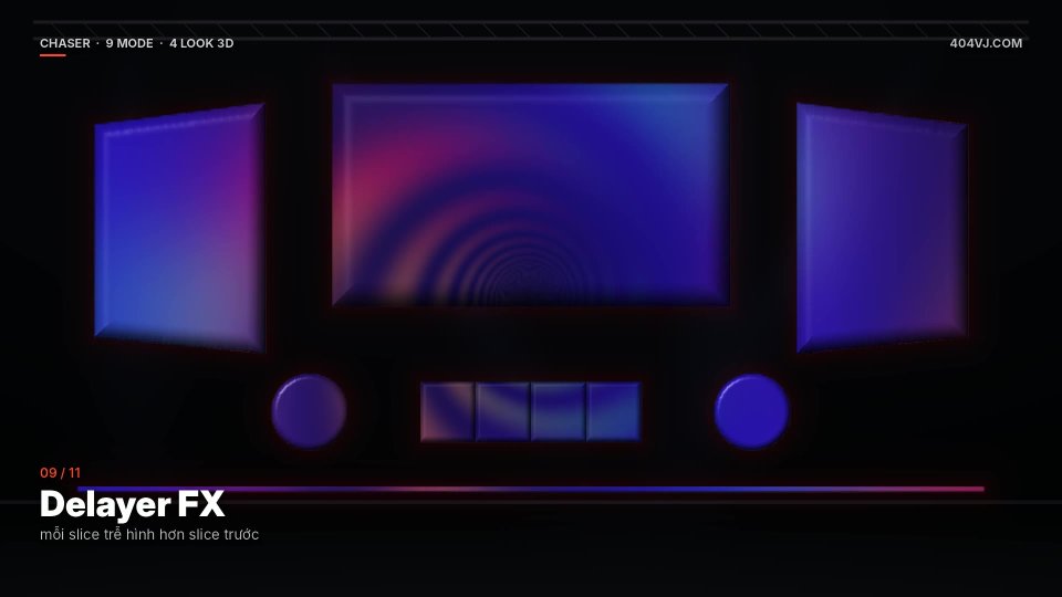 Delayer FX · trễ hình theo slice