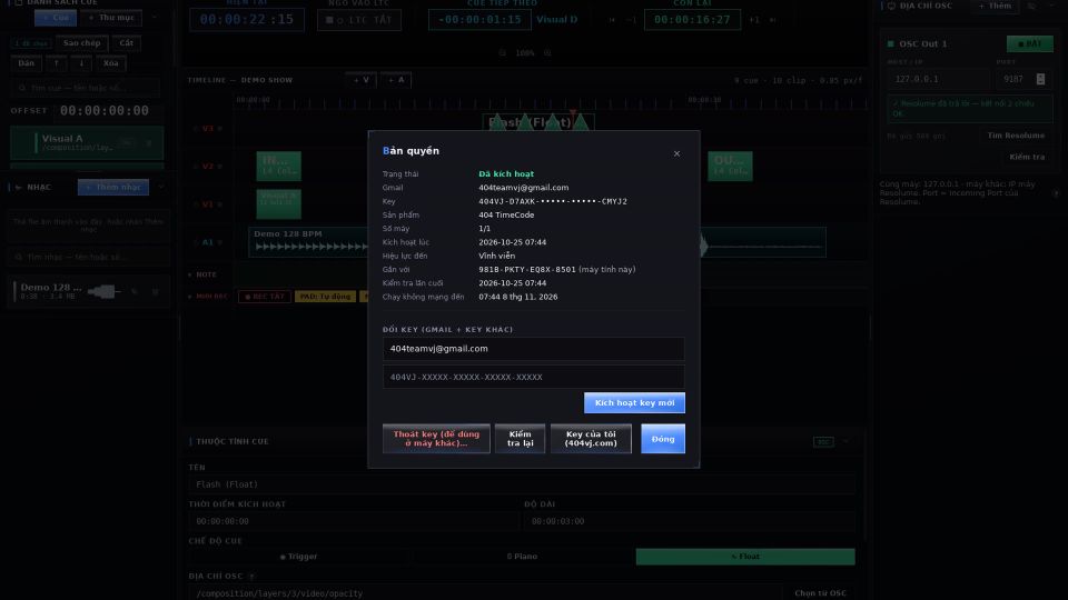 404 TimeCode